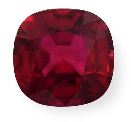 1.63 ct Cushion Red Natural Ruby