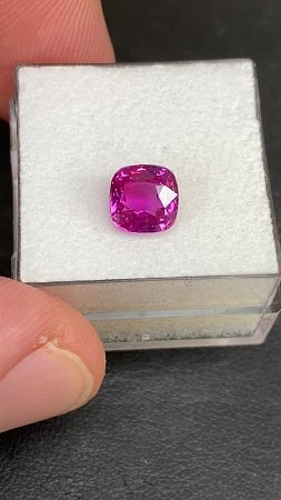 2.03 ct Cushion Pink Natural Sapphire