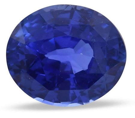 3.09 ct Oval Blue Natural Sapphire