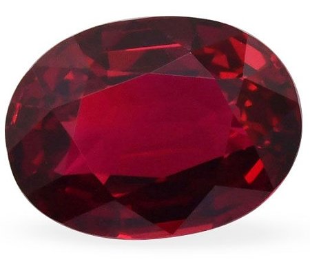 4.03 ct Oval Red Natural Ruby