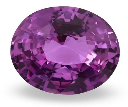 3.52 ct Oval Purple Natural Sapphire