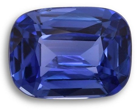 3.11 ct Cushion Blue Natural Sapphire