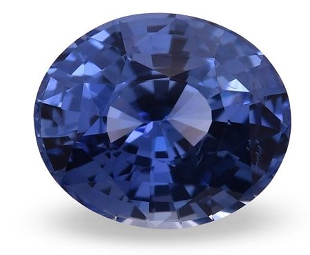 3.28 ct Oval Blue Natural Sapphire
