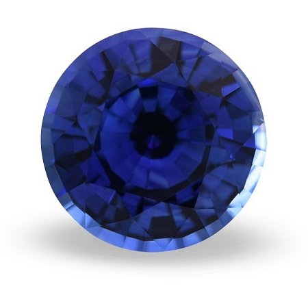 7.35 ct Round Blue Natural Sapphire
