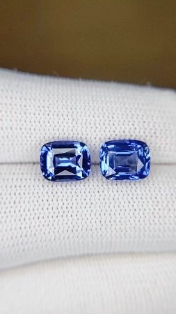 6.03 ct Cushion Blue Natural Sapphire