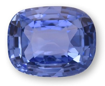 3.03 ct Cushion Blue Natural Sapphire