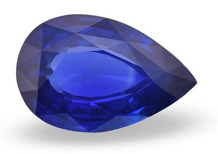 10.15 ct Pear Blue Natural Sapphire