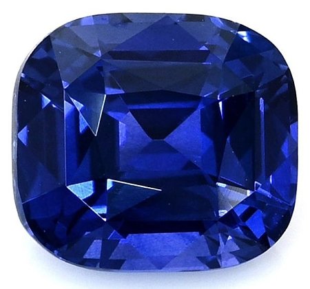3.07 ct Cushion Blue Natural Sapphire