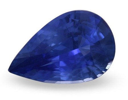 2.04 ct Pear Blue Natural Sapphire