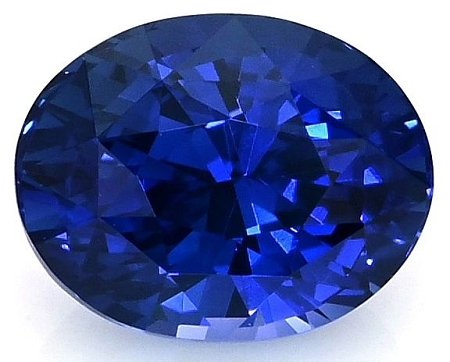 2.13 ct Oval Blue Natural Sapphire