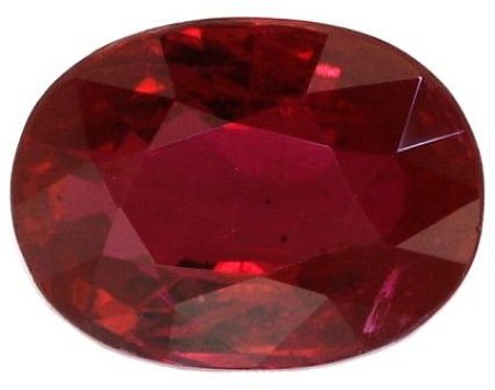 1.84 ct Oval Red Natural Ruby