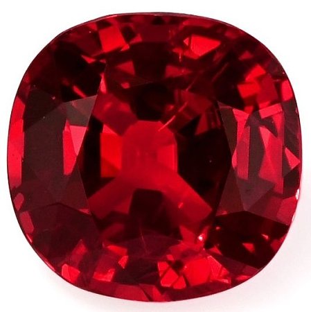 1.41 ct Cushion Red Natural Ruby