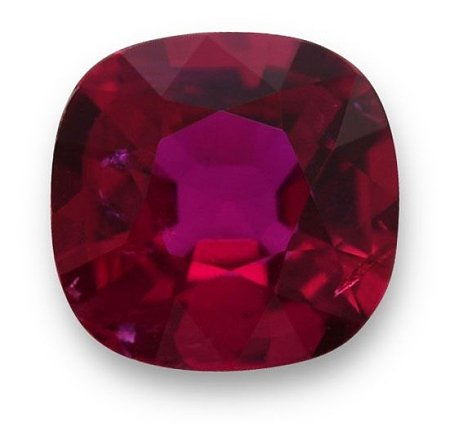 1.03 ct Cushion Red Natural Ruby