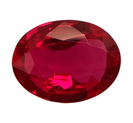 1.64 ct Oval Red Natural Ruby