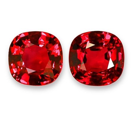 2.02 ct Cushion Red Natural Ruby