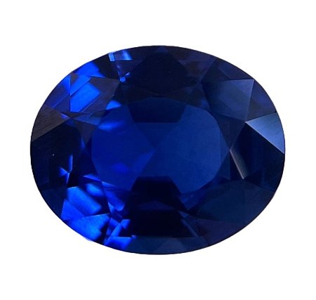6.16 ct Oval Blue Natural Sapphire