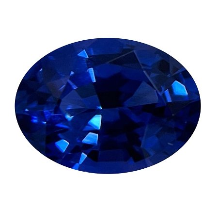 5.06 ct Oval Blue Natural Sapphire