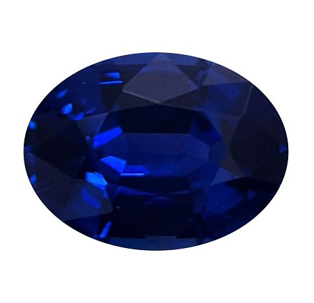 4.38 ct Oval Blue Natural Sapphire