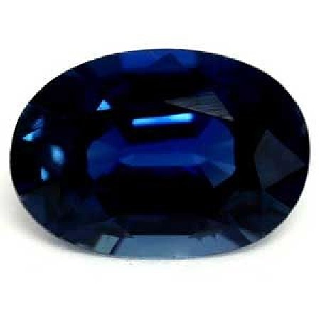 0.90 ct Oval Blue Natural Sapphire