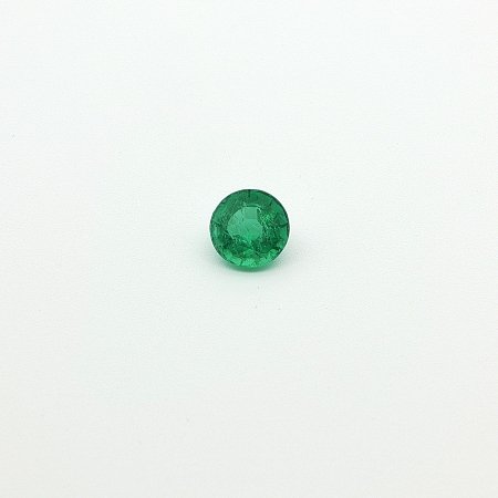 1.01 ct Round Green Natural Emerald