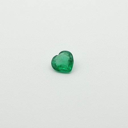 1.03 ct Heart Green Natural Emerald