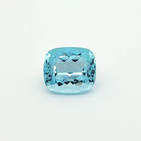 7.24 ct Radiant Blue Natural Aquamarine