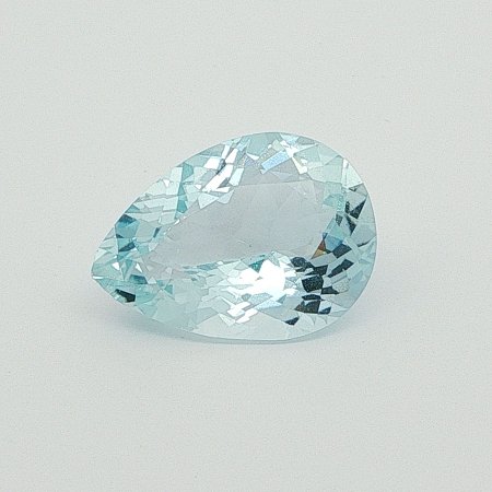 8.70 ct Pear Blue Natural Aquamarine