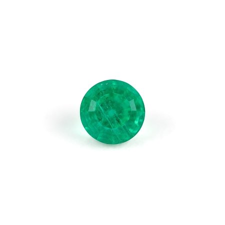 1.04 ct Round Green Natural Emerald