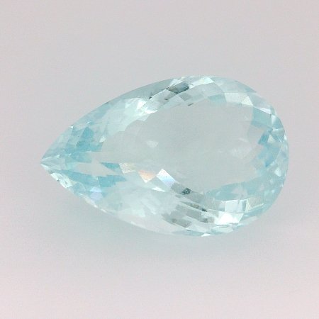 13.42 ct Pear Blue Natural Aquamarine