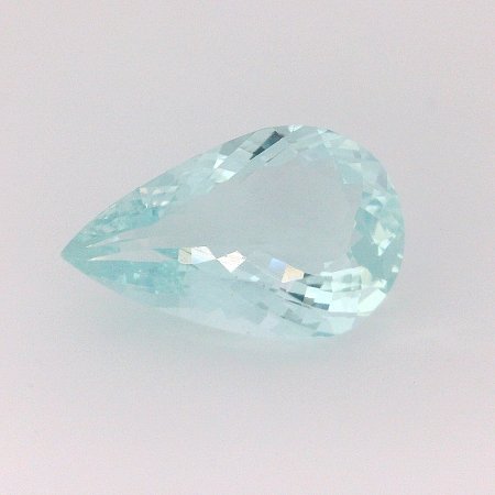 7.69 ct Pear Green Natural Aquamarine