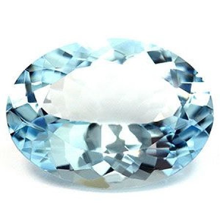 7.30 ct Oval Blue Natural Aquamarine