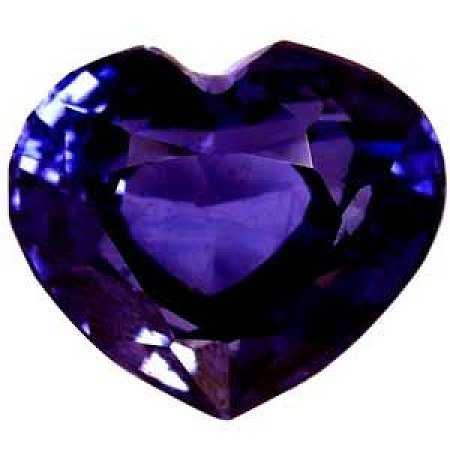 1.30 ct Heart Purple Natural Sapphire