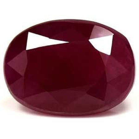 4.65 ct Oval Red Natural Ruby
