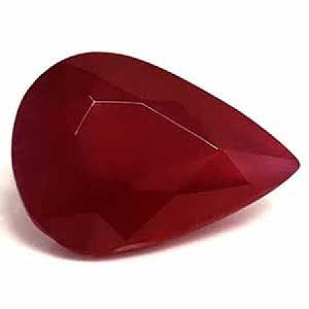 1.02 ct Pear Red Natural Ruby