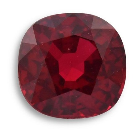 1.26 ct Cushion Red Natural Ruby