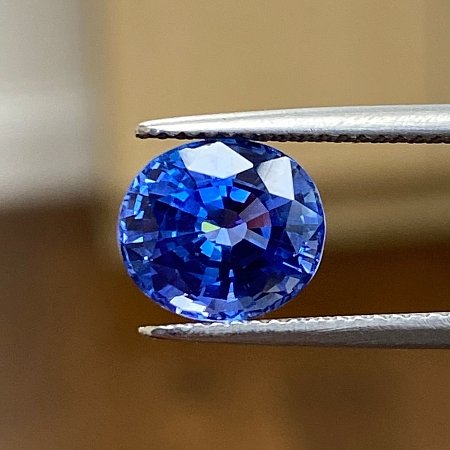 3.68 ct Oval Blue Natural Sapphire