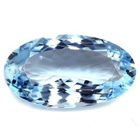 9.97 ct Oval Blue Natural Aquamarine