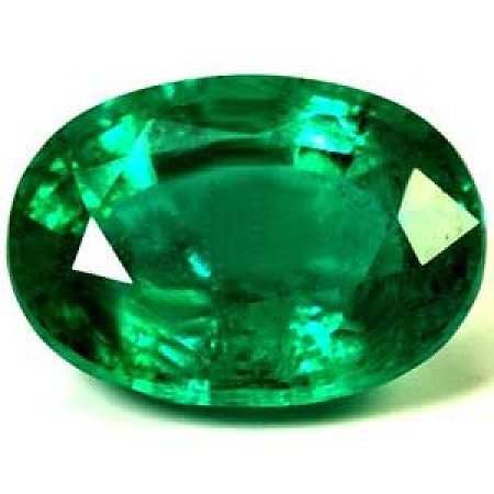 4.15 ct Oval Green Natural Emerald