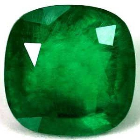 1.87 ct Cushion Green Natural Emerald