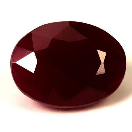 5.12 ct Oval Red Natural Ruby