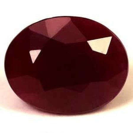 4.47 ct Oval Red Natural Ruby