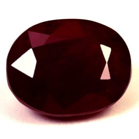 5.93 ct Oval Red Natural Ruby