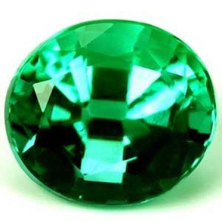 0.76 ct Oval Green Natural Emerald