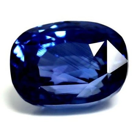 5.14 ct Cushion Blue Natural Sapphire