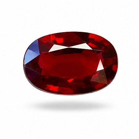 2.01 ct Oval Red Natural Ruby