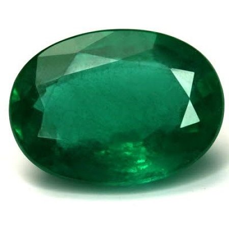 3.80 ct Oval Green Natural Emerald