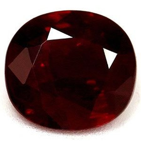 1.06 ct Cushion Red Natural Ruby