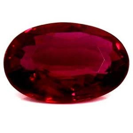 0.55 ct Oval Red Natural Ruby