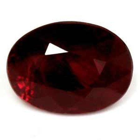 0.82 ct Oval Red Natural Ruby