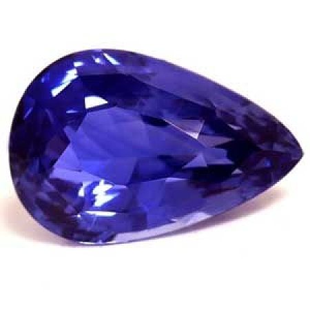 1.56 ct Pear Blue Natural Sapphire
